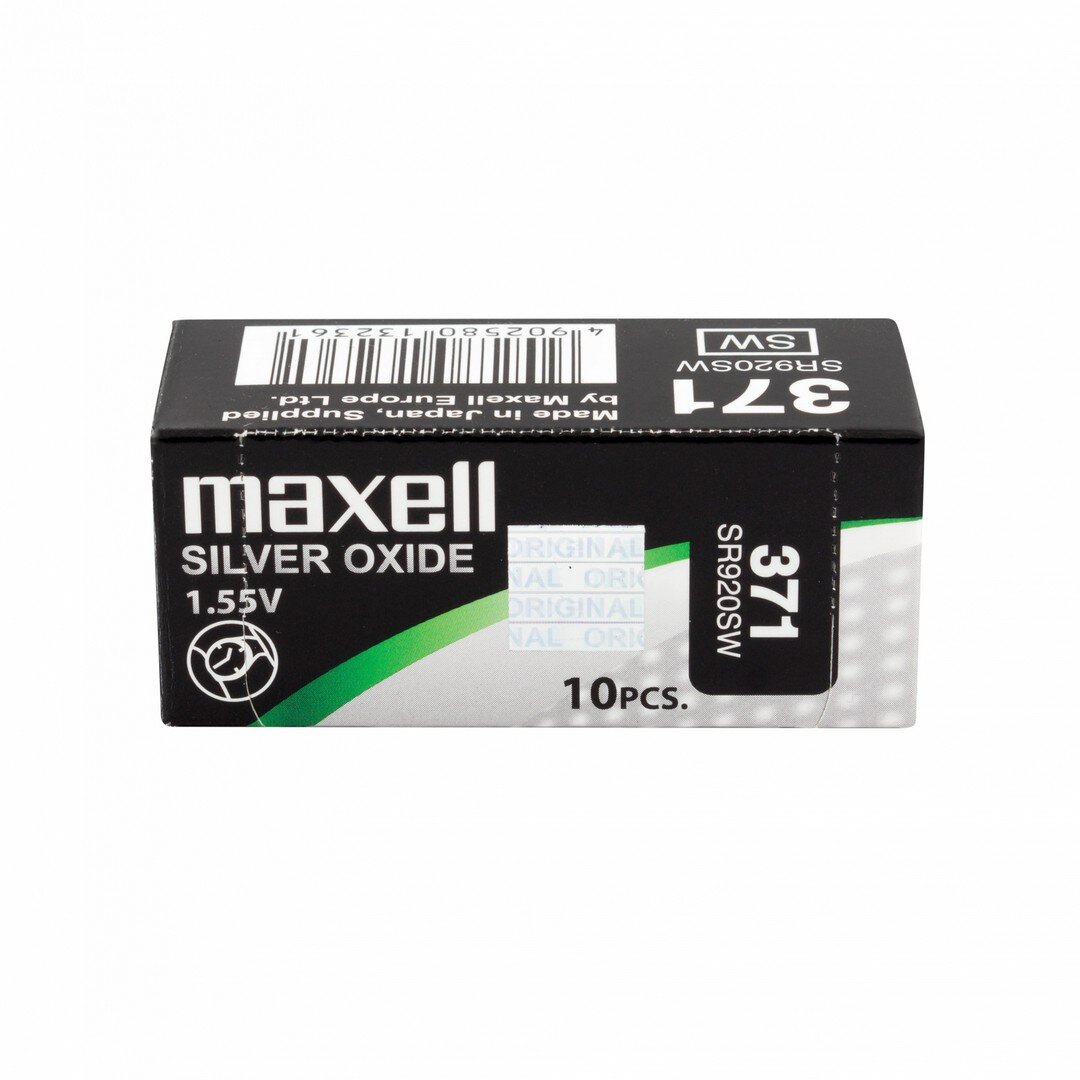Maxell 371 / SR920SW horlogebatterij - Catch® horloges en knoopcel  batterijen